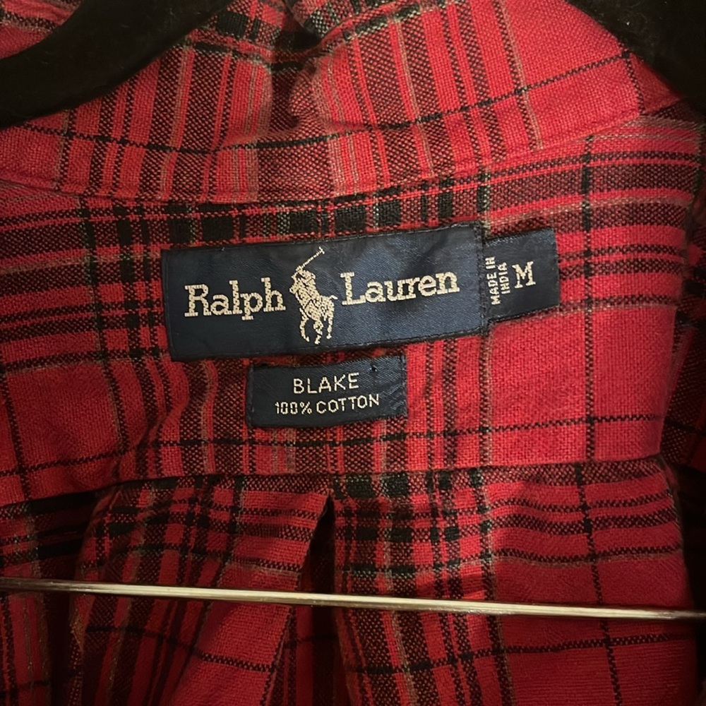 Polo Ralph Lauren Blake Cotton Flannel Button Up Shirt - Picture 2 of 2